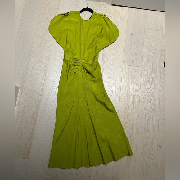 Victoria Beckham Gathered Waist Dress Size UK 8 US4 - Picture 5 of 6